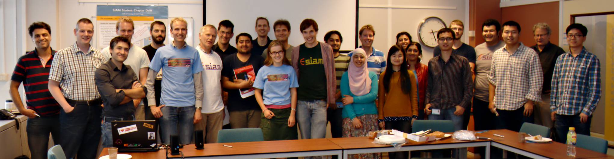 members of the SIAM Student Chapter Delft